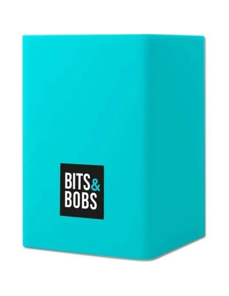 Cubilete de silicona Bits Bobs portalapices azul