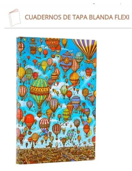Cuaderno Paperblanks Flexi Festival de globos Mini Liso