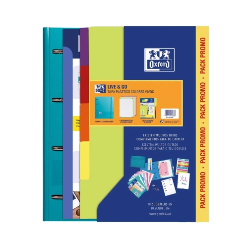 Carpeblock Oxford Live&Go con recambio colores vivos