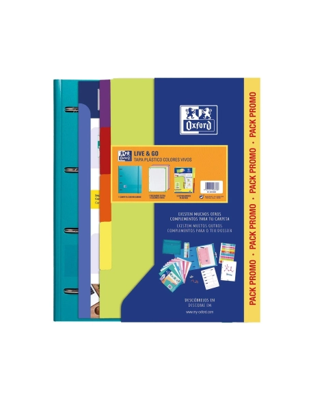 Carpeblock Oxford Live&Go con recambio colores vivos