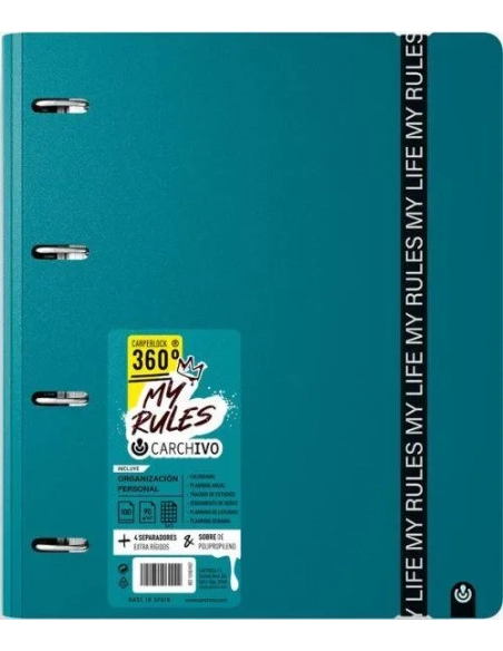 Carpeblock Carchivo My Rules verde