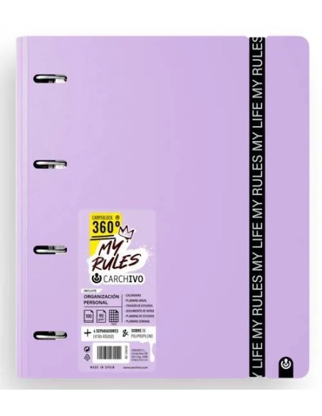 Carpeblock Carchivo My Rules Malva