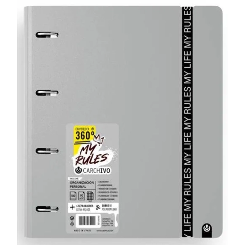 Carpeblock Carchivo My Rules gris