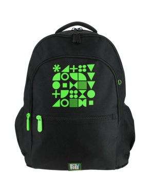 Mochila escolar Roomy Bits Bobs fucsia fluor