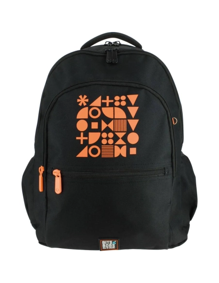 Mochila escolar Roomy Bits Bobs naranja fluor