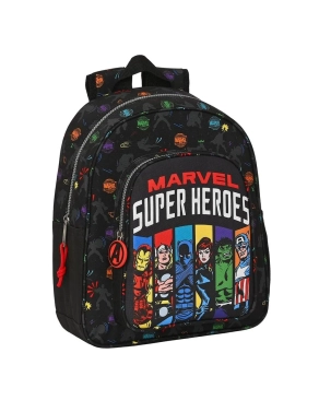 Mochila escolar infantil Marvel adaptada a carro