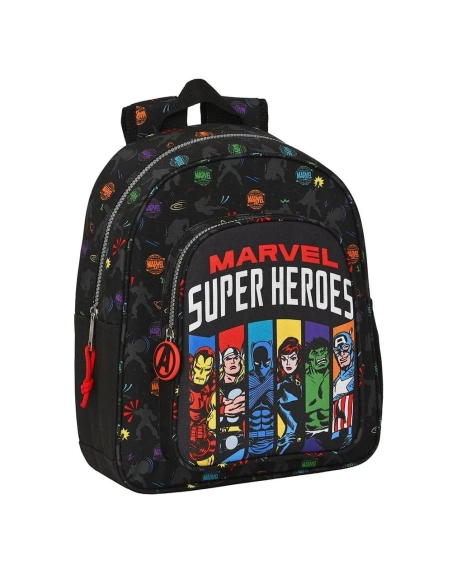 Mochila escolar infantil Marvel adaptada a carro