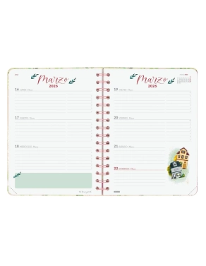 Agenda flower semana vista
