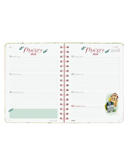 Agenda flower semana vista