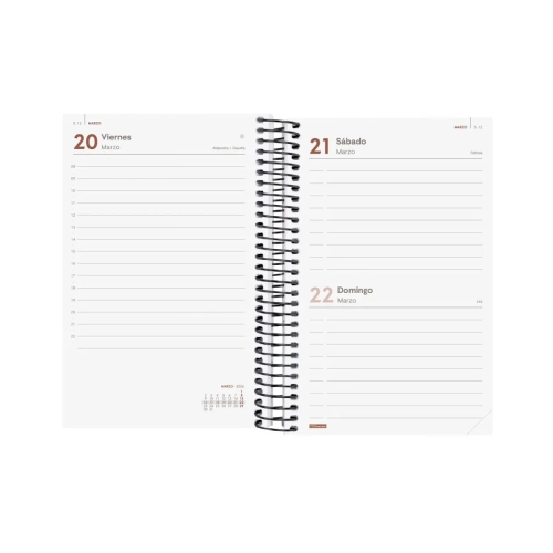 Agenda dia pagina year