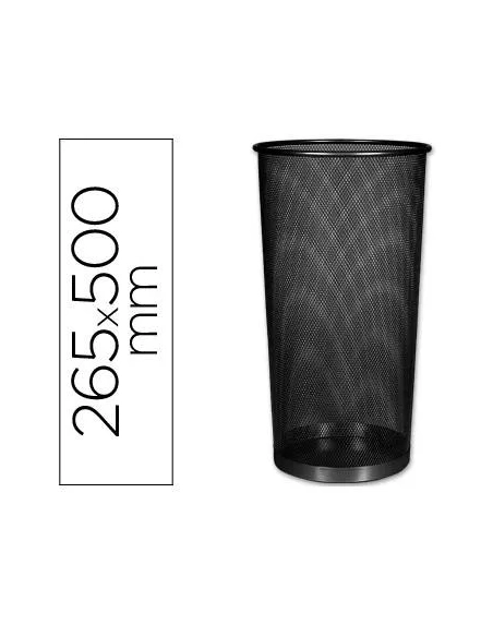 Paragüero rejilla negro