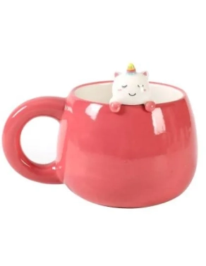 Taza ceramica iTotal con asa unicornio