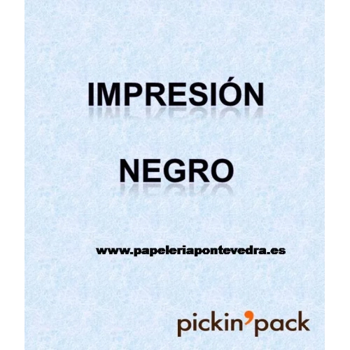 Impresión en blanco y negro