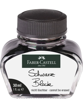Tintero para plumas Faber Castell negro