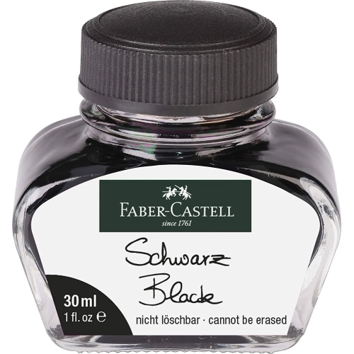 Tintero para plumas Faber Castell negro