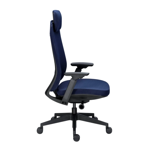 Sillón de oficina con brazos y cabecero Marcus