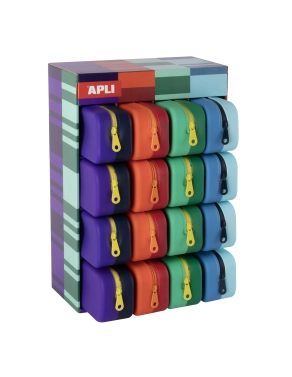 Portatodo estuche bicolor apli