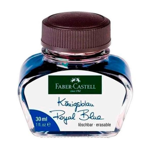 Tintero Faber Castell 30 ml azul real