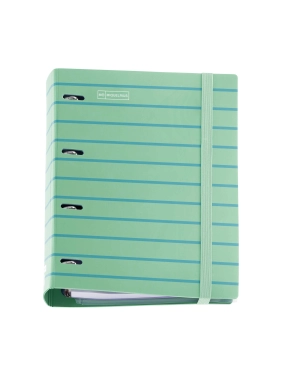 Carpeta con recambio MiquelRius verde menta