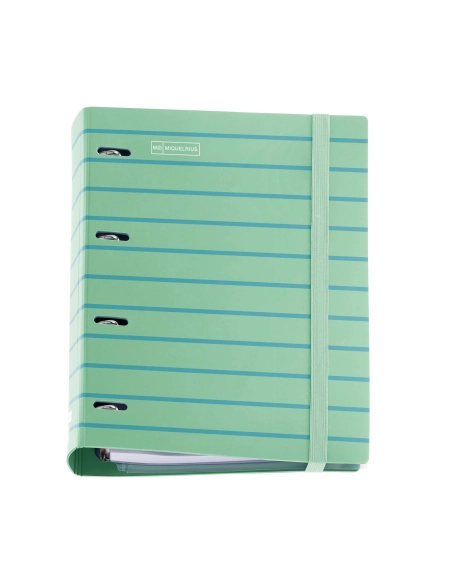 Carpeta con recambio MiquelRius verde menta