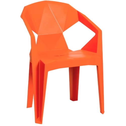 Silla plastica naranja