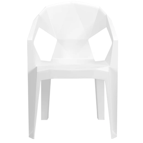 Silla plastica blanca