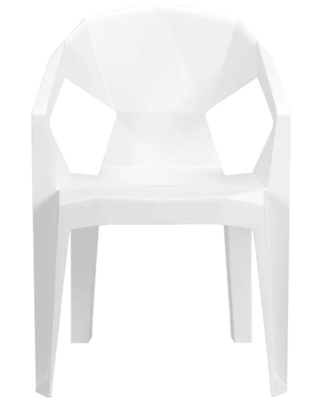 Silla plastica blanca