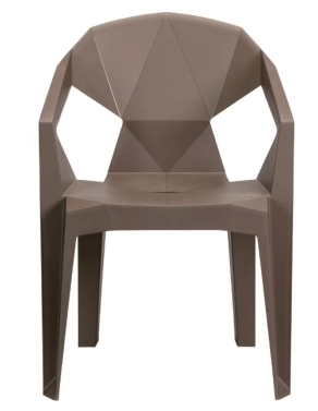 Silla plastica gris