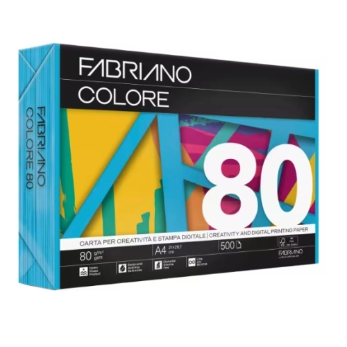 Papel Fabriano azul intenso