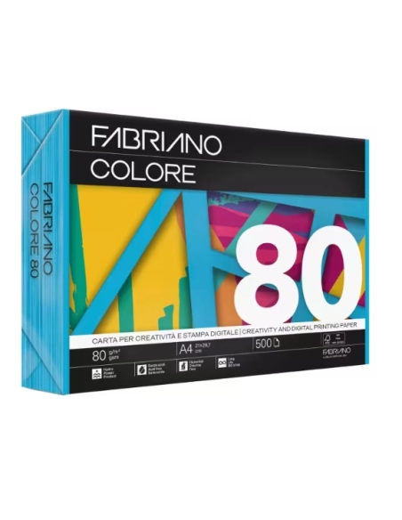 Papel Fabriano azul intenso