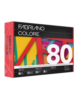 Papel Fabriano rojo