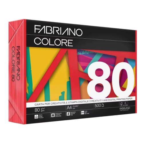 Papel Fabriano rojo