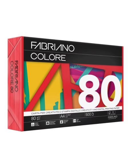 Papel Fabriano rojo