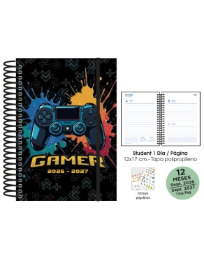 Agenda escolar Gamer senfort