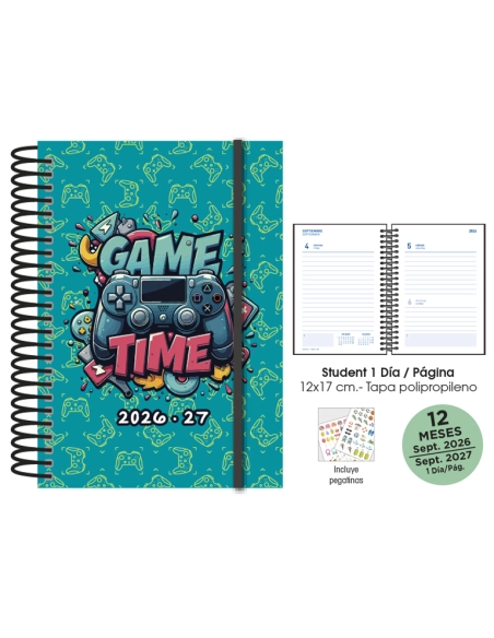 Agenda escolar Gamer Senfort