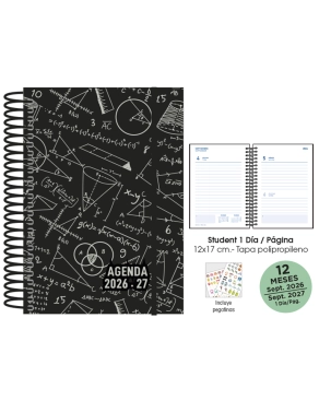 Agenda escolar Maths senfort