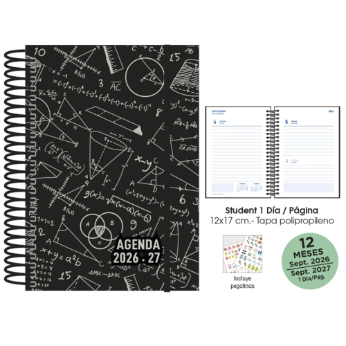 Agenda escolar Maths senfort