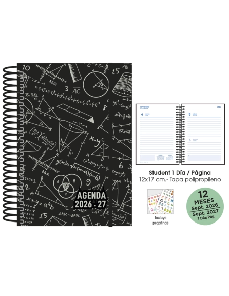 Agenda escolar Maths senfort