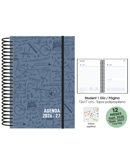 Agenda escolar maths senfort