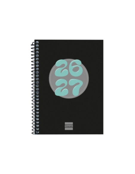 Agenda escolar Cool finocam negra