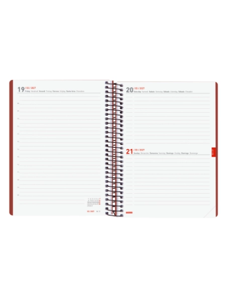 Agenda día por página Finocam Ikon