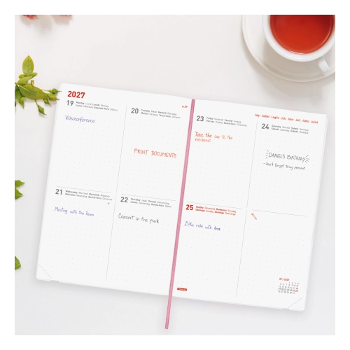 Agenda por puntos dotted
