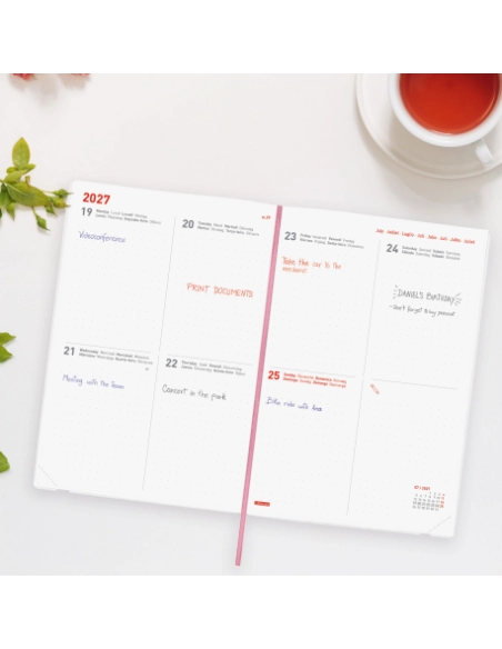 Agenda por puntos dotted
