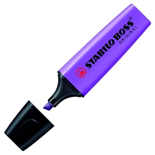 Marcador Stabilo Boss rotulador fluorescente lavanda