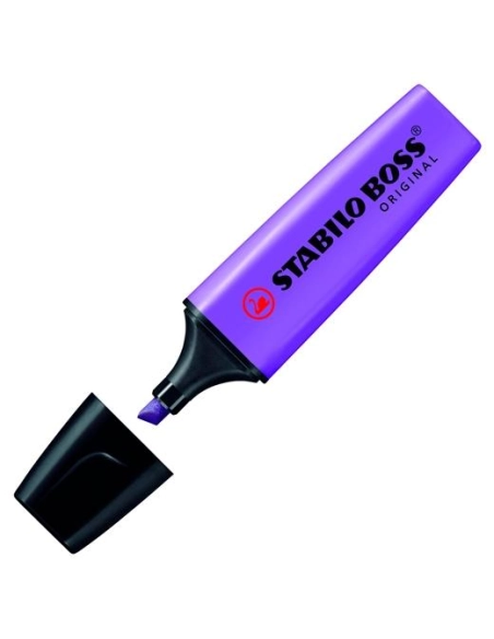 Marcador Stabilo Boss rotulador fluorescente lavanda