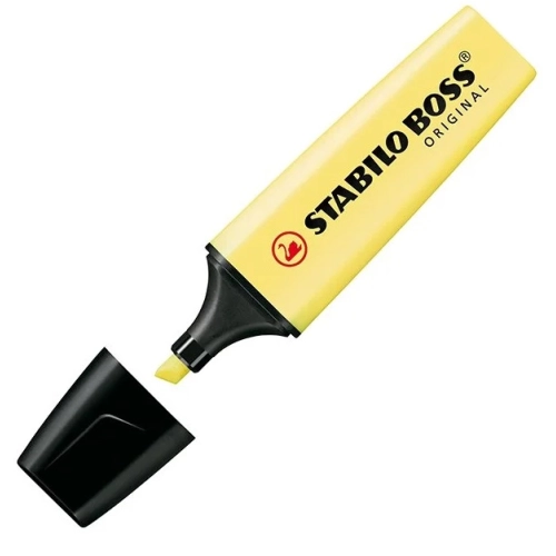 Stabilo Boss amarillo pastel