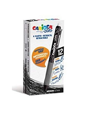 Boligrafo Borrable retractil negro