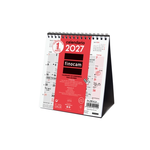 Calendario sobremesa
