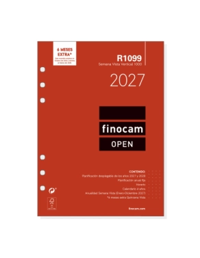 Recambio agenda 2027 finocam R1099