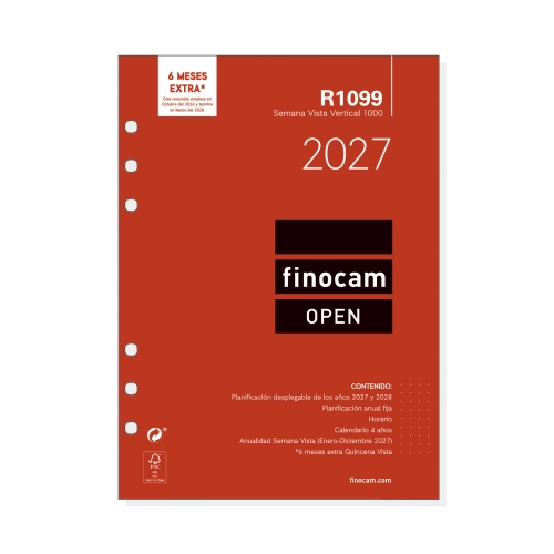 Recambio agenda 2027 finocam R1099